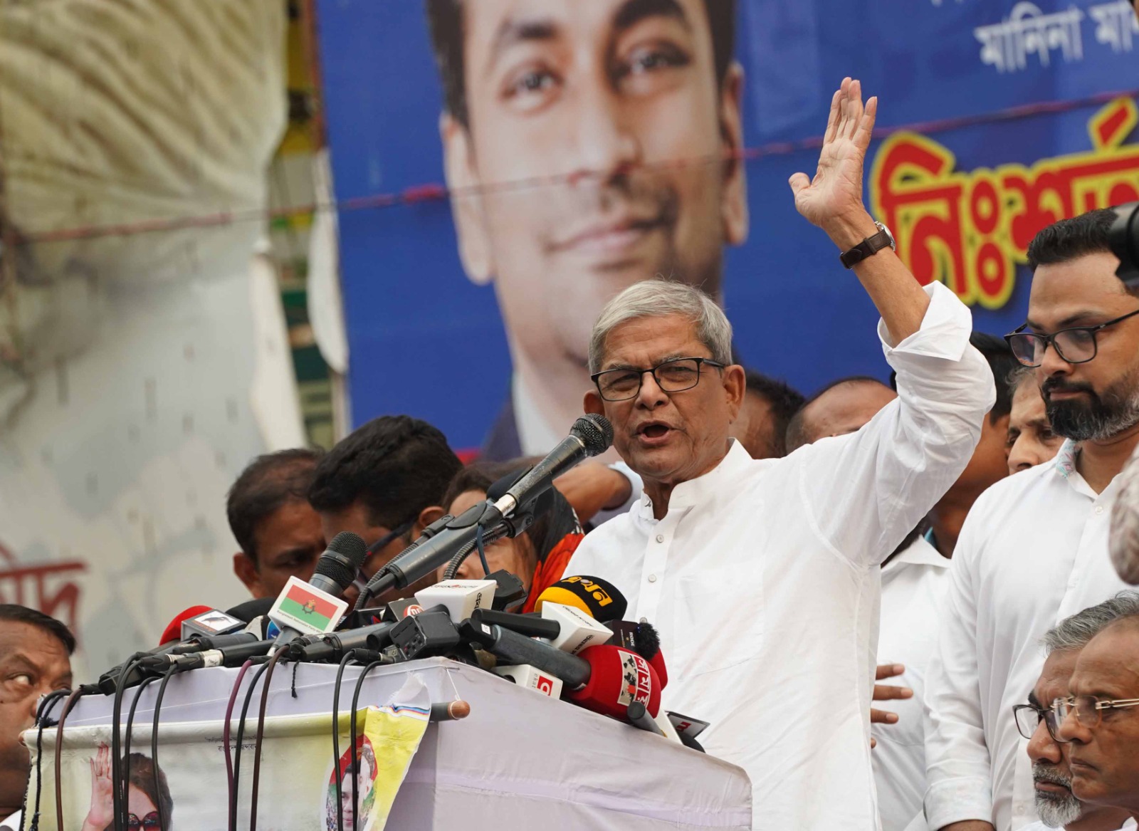 রাজপথেই ফয়সালার বার্তা দিলো বিএনপি