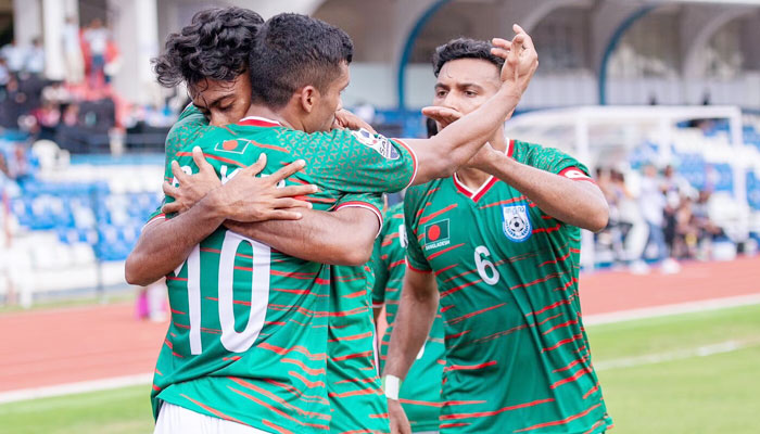 রাকিবের গোলে ১-০ গোলে এগিয়ে বাংলাদেশ