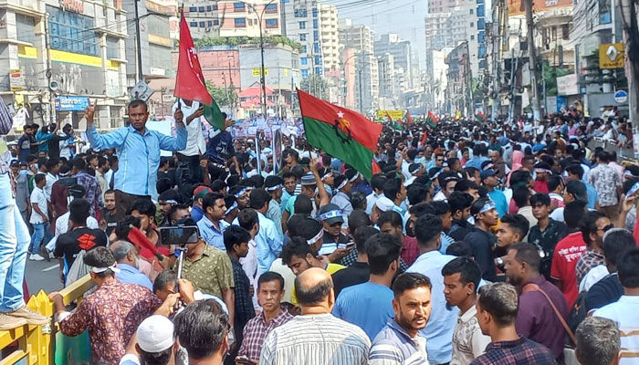 সমাবেশ দুপুরে, সকালেই লোকারণ্য নয়াপল্টন (ভিডিও)