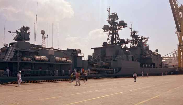চট্টগ্রাম বন্দরে রাশিয়ার যুদ্ধজাহাজ