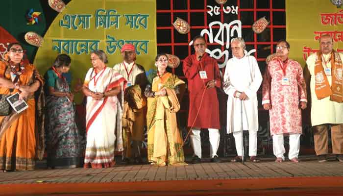 চারুকলায় নৃত্য গীতে নবান্ন উৎসব উদযাপন