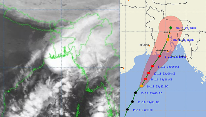 মোংলা-পায়রা উপকূল দিয়ে যাচ্ছে ‘মিধিলি’