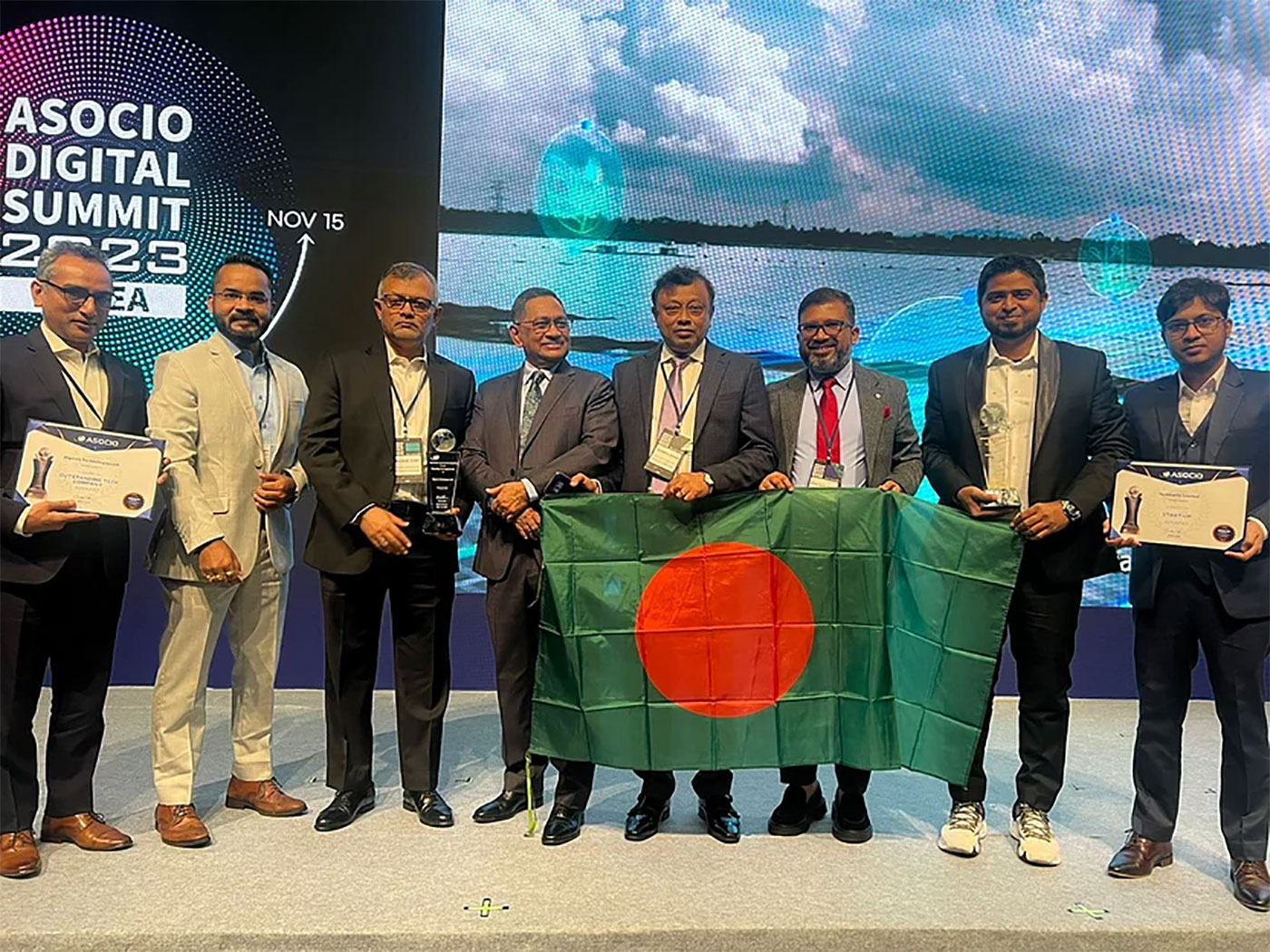সম্মানজনক পুরস্কার পেল বাংলাদেশের আউটস্ট্যান্ডিং টেক ও টেকগারলিক