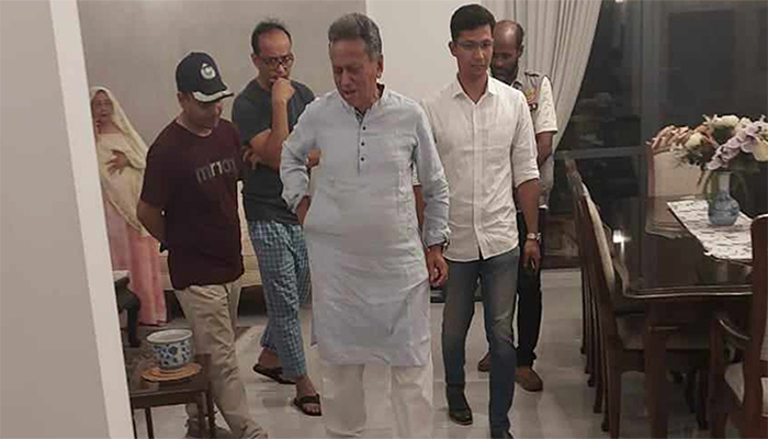 গভীর রাতে বিএনপি নেতা আমীর খসরু গ্রেপ্তার