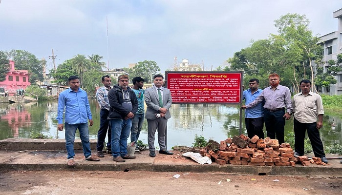 সাতকানিয়ায় এসিল্যাণ্ডের অভিযানে সরকারি খাস পুকুর উদ্ধার