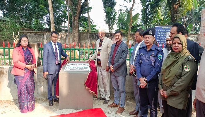 মান্দায় শেখ রাসেল মিনি শিশু পার্কের সম্প্রসারণ কাজের উদ্বোধন করলেন ডিসি
