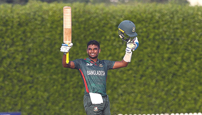 শিবলীর সেঞ্চুরিতে ২৮২ রান করল বাংলাদেশ