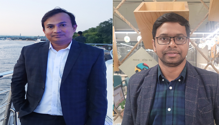 ঢাকাস্থ ভোলা জার্নালিস্টস ফোরামের সভাপতি রুমেন ও সাধারণ সম্পাদক পরশ