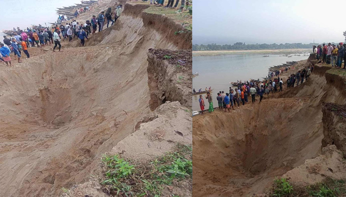 জাফলংয়ে ঝুঁকিপূর্ণভাবে পাথর উত্তোলন, মাটি চাপায় শ্রমিকের মৃত্যু