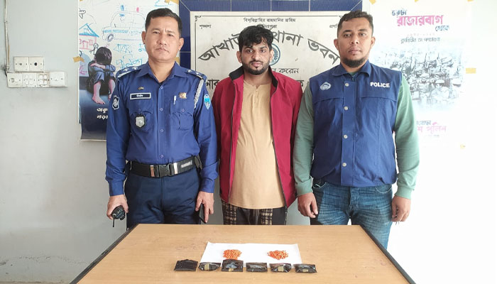 আখাউড়ায় শ্বশুরবাড়ি থেকে ইয়াবাসহ জামাইকে গ্রেপ্তার