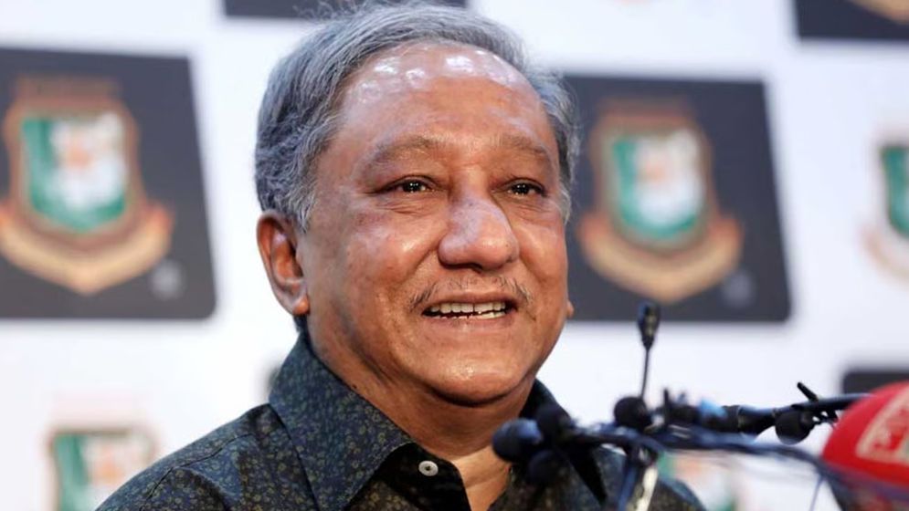 রবিবার প্রথম অফিস করবেন ক্রীড়া মন্ত্রী নাজমুল হাসান
