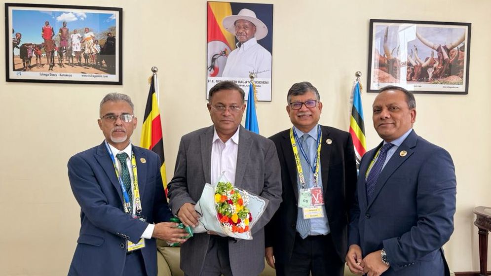 দেশের প্রতিনিধিত্ব করতে পররাষ্ট্রমন্ত্রী এখন উগান্ডায়