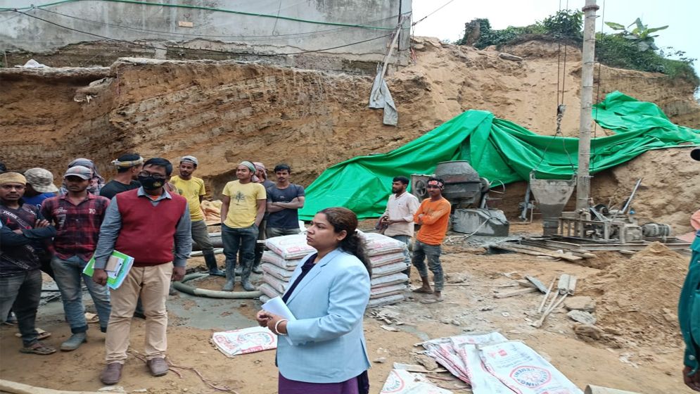 চসিকের অভিযানে বন্ধ হল পাহাড় কেটে বাড়ি নির্মাণের কাজ