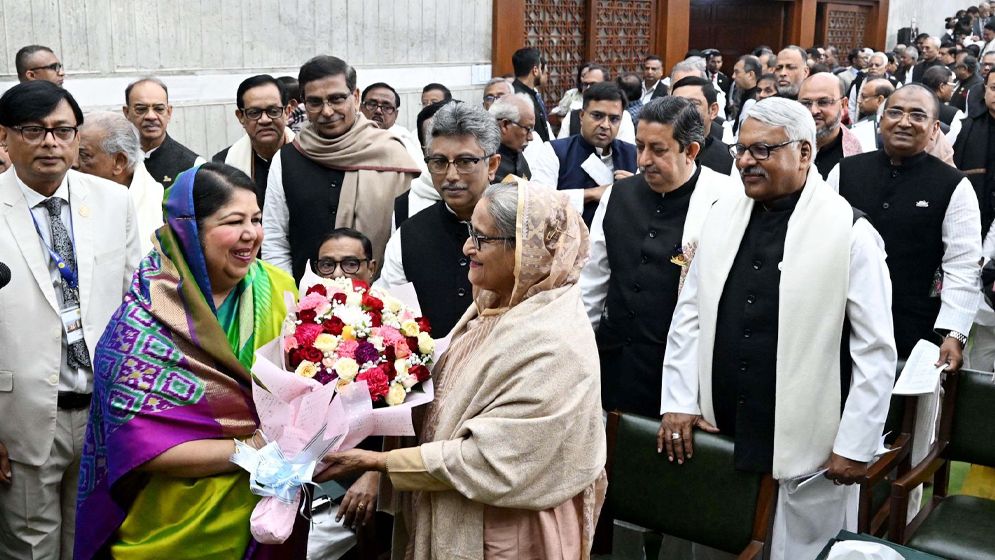 সংসদ নেতা হলেন শেখ হাসিনা