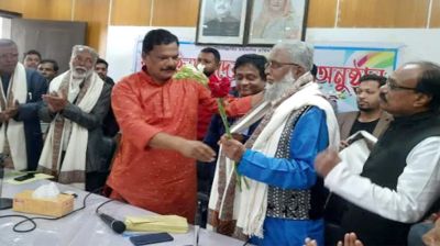 স্বদেশ প্রত্যাবর্তন দিবসে নোয়াখালীতে মুক্তিযোদ্ধাদের সংবর্ধনা