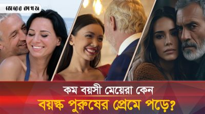বয়স্ক পুরুষের প্রেমে পড়ে অল্প বয়সী মেয়েরা, রহস্য কী?