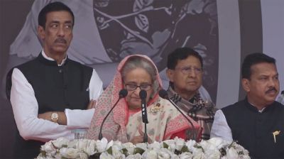 নারায়ণগঞ্জের জনসভায় প্রধানমন্ত্রী 