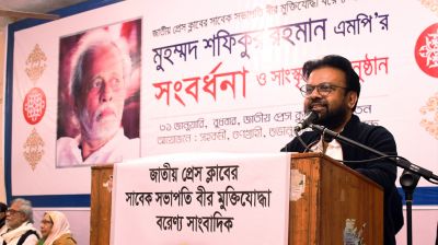 সাংবাদিকদের ভালোবাসায় সিক্ত শফিকুর রহমান