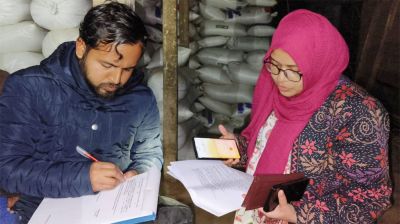জুড়ীতে ইটের ব্যবসার আড়ালে ধান মজুদ