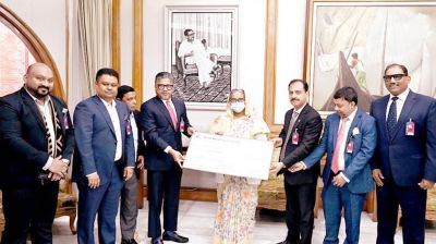 প্রধানমন্ত্রীর ত্রাণ তহবিলে কম্বলসহ আর্থিক অনুদান বিটিএমএ’র