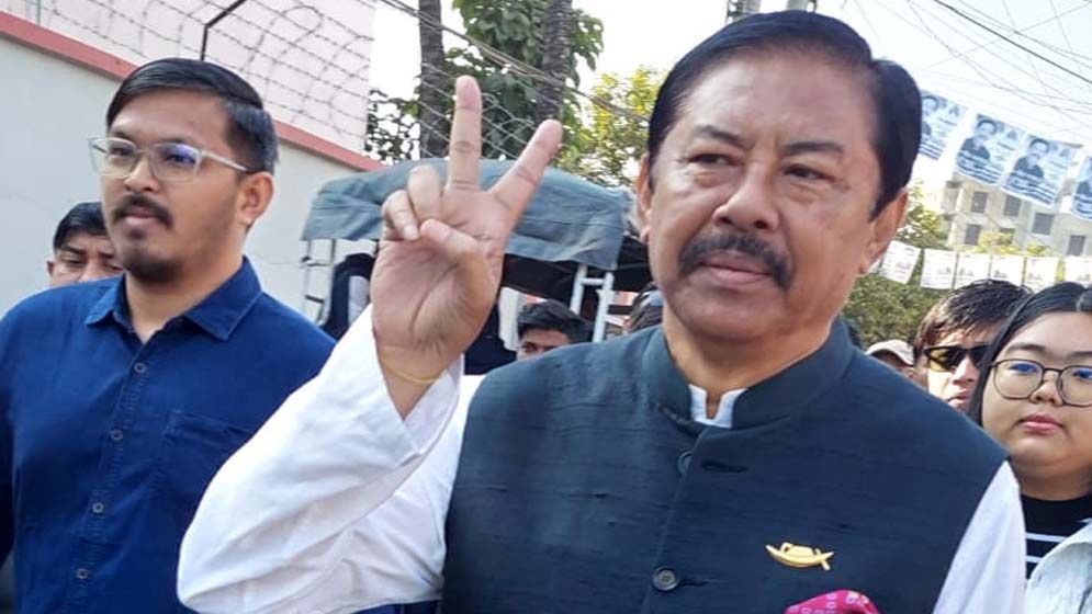 বান্দরবান আসনে সপ্তমবারের মতো বিজয়ী বীর বাহাদুর উশৈসিং