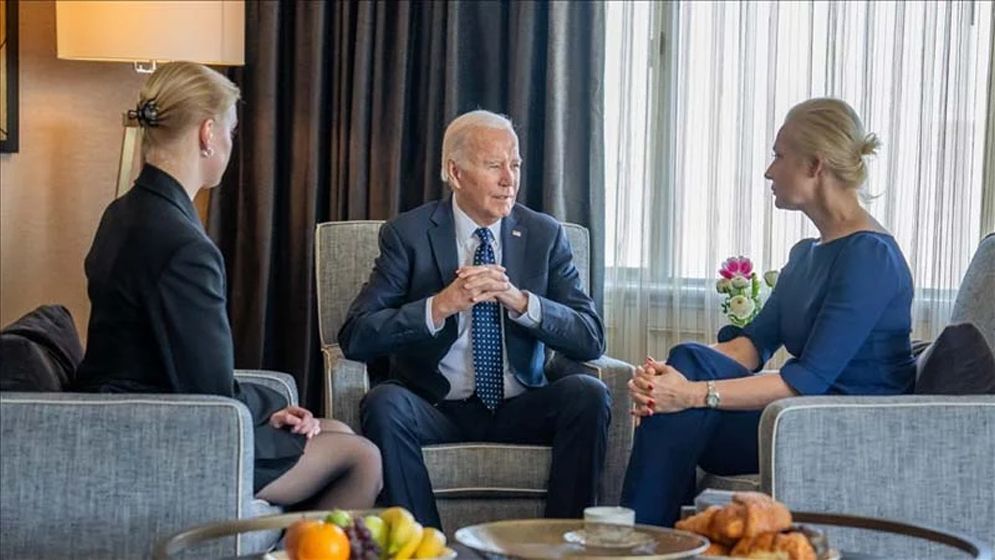 নাভালনির স্ত্রী-কন্যার সঙ্গে ‘রুদ্ধদ্বার’ বৈঠকে বাইডেন