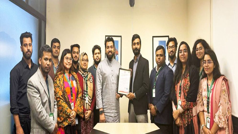 আইএসও সার্টিফিকেশন অর্জন করলো সিনট্যাক্স গ্লোবাল