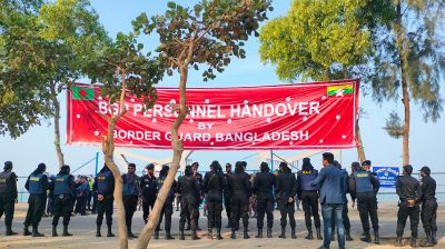 ইনানিতে হস্তান্তর করা হচ্ছে বিজিপির ৩৩০ সদস্যকে