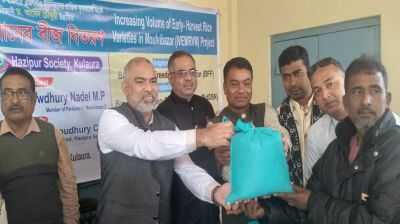 বীজ বিতরণী অনুষ্ঠানে এমপি নাদেল