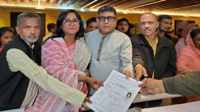 সংরক্ষিত আসনে মনোনয়ন জমা দিলেন রোকেয়া প্রাচী