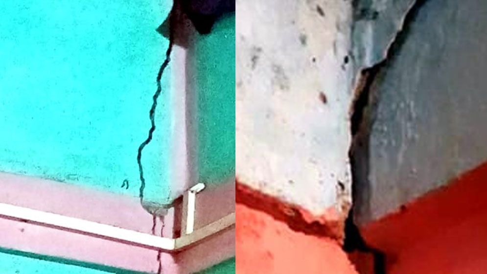বিবিয়ানা গ্যাসফিল্ড এলাকায় অর্ধশতাধিক বাড়িঘর ফাটল, তদন্তে কমিটি গঠন
