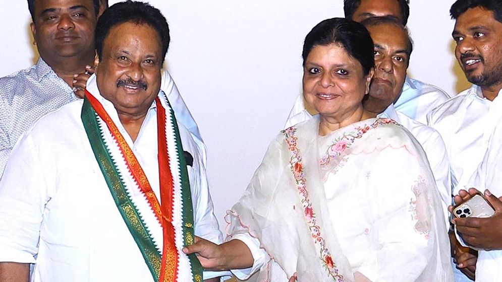 তেলঙ্গানার সাবেক মন্ত্রী বিজেপি ছেড়ে কংগ্রেসে