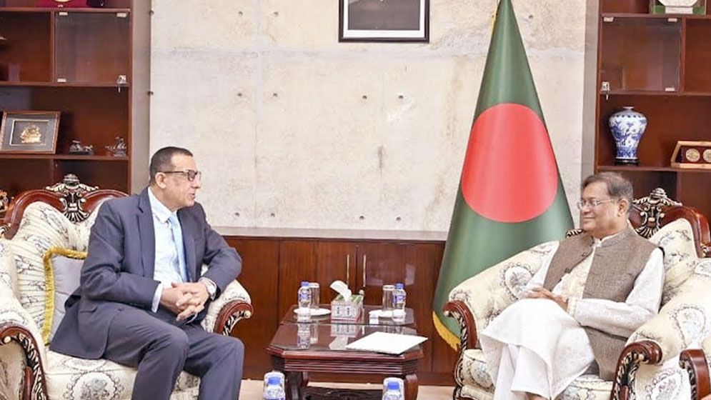 পররাষ্ট্রমন্ত্রীর সঙ্গে ফিলিস্তিনের রাষ্ট্রদূতের সাক্ষাৎ