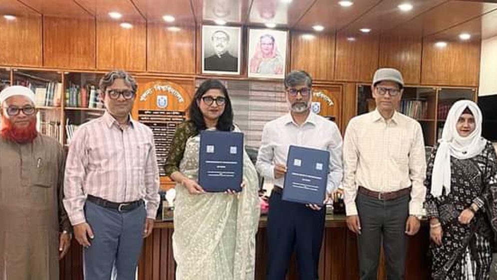 শিক্ষা-গবেষণায় একে অপরকে সহযোগিতা করবে জবি ও খুবি