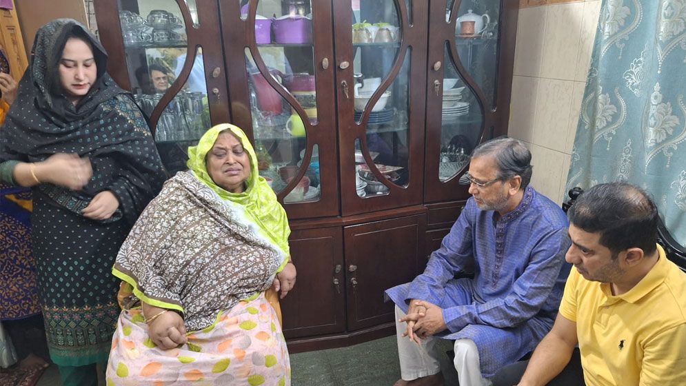 কারাবন্দী নবীর বাসায় বিএনপি নেতারা