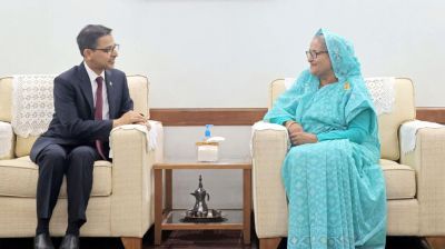  প্রধানমন্ত্রীর সঙ্গে ভারতীয় হাইকমিশনারের সৌজন্য সাক্ষাৎ