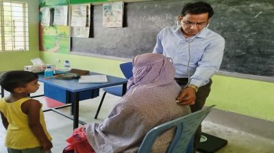 কমিউনিটি হাসপাতালের বিনামূল্যে স্বাস্থ্য ক্যাম্প অনুষ্ঠিত
