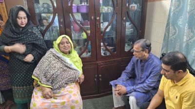 কারাবন্দী নবীর বাসায় বিএনপি নেতারা