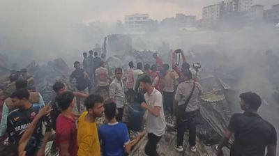 কড়াইল বস্তির আগুন নিয়ন্ত্রণে