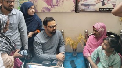 গুম-খুন পরিবারের পাশে আমিনুল 