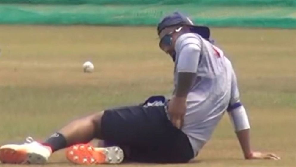 অনুশীলনে চোট পেয়েছেন লিটন