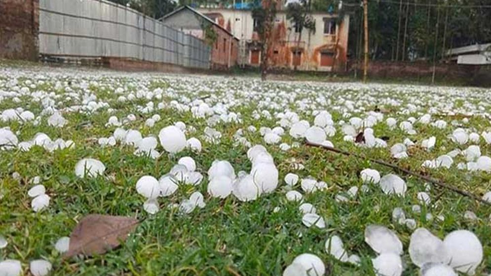 তিন বিভাগে শিলাবৃষ্টির পূর্বাভাস