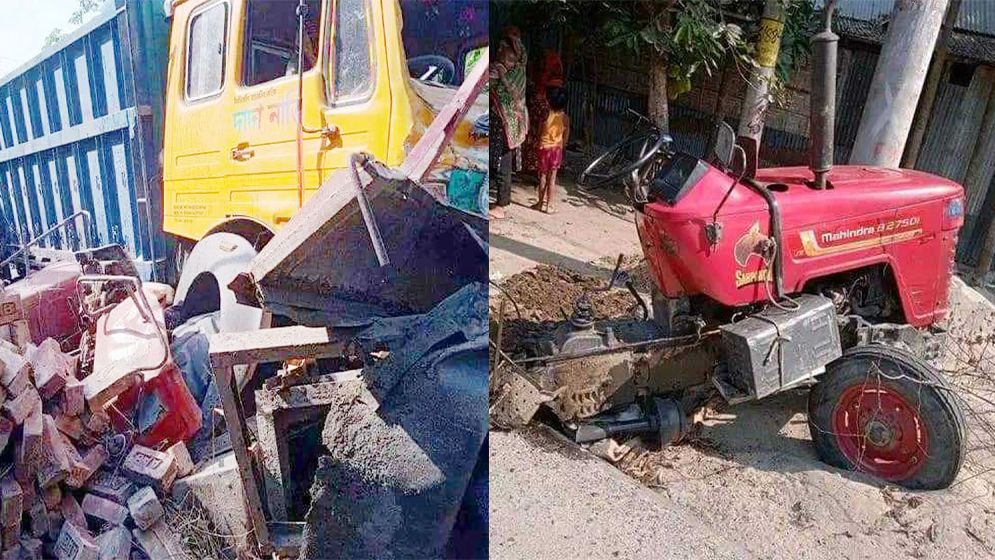 পঞ্চগড়ে ট্রাক-ট্রলির মুখোমুখি সংঘর্ষে নিহত ২