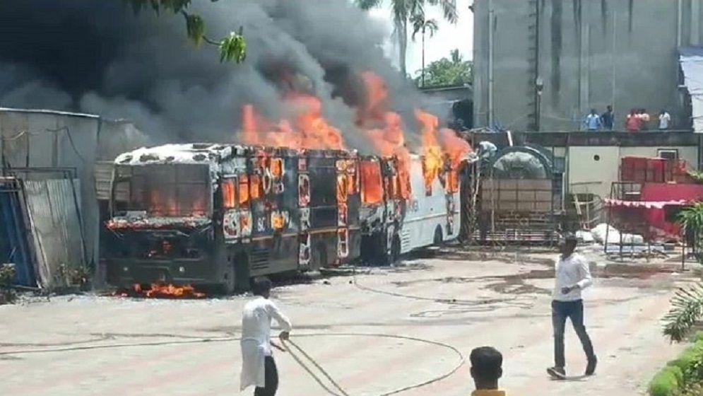 ‘সারেগামাপা’র শুটিং সেটে আগুন