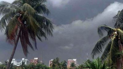 ৮০ কিলোমিটার বেগে ঝড়ের আভাস