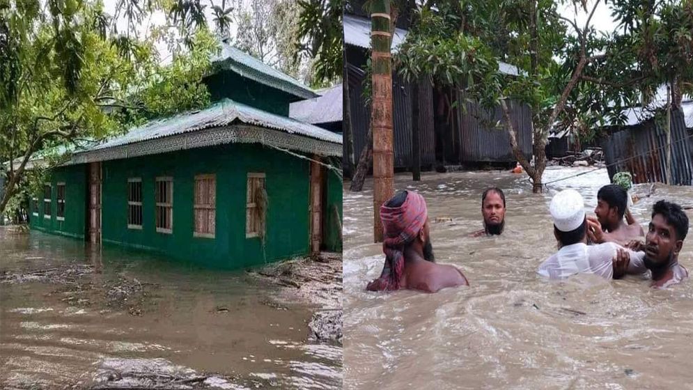 ঘূর্ণিঝড় রেমালের প্রভাবে লন্ডভন্ড উপকুলীয় জেলা বরগুনা