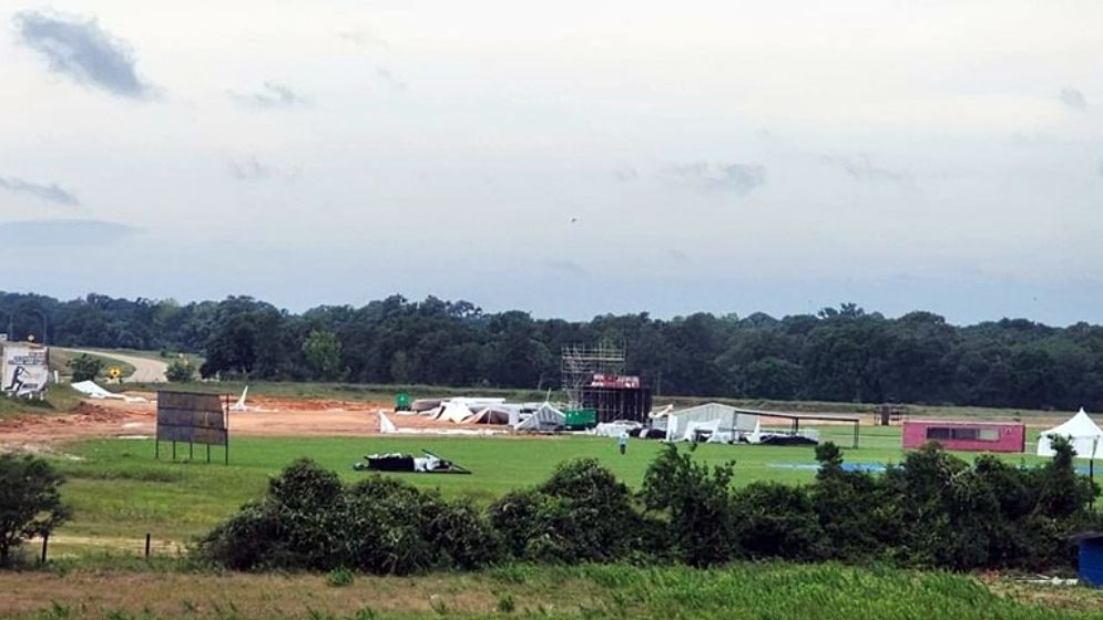 স্টেডিয়াম গুড়িয়ে দিল ঝড়, বাংলাদেশ-যুক্তরাষ্ট্র সিরিজ নিয়ে শঙ্কা