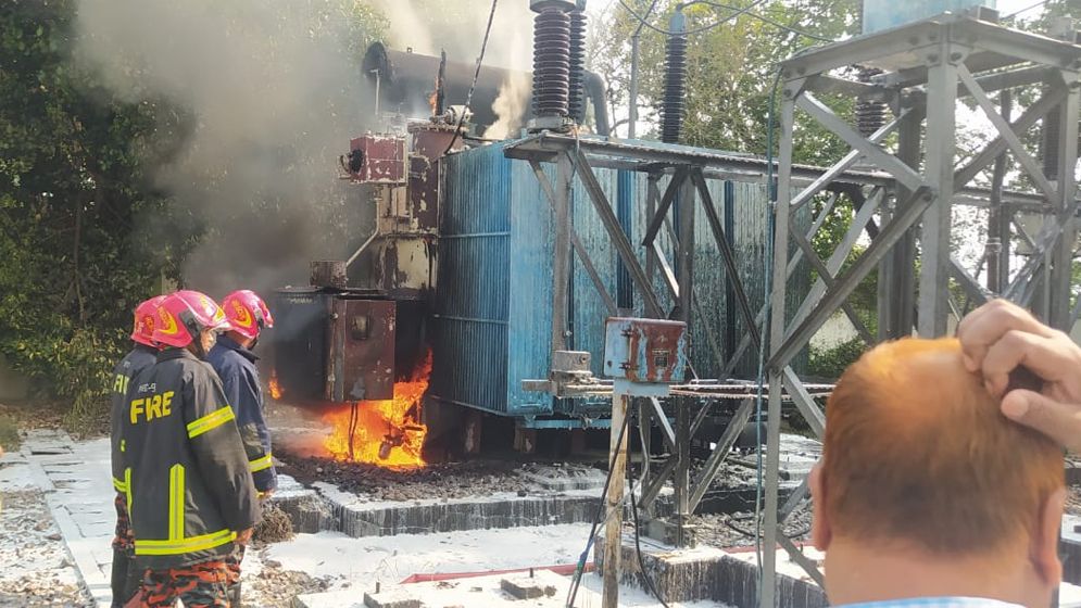 কাপ্তাই পানি বিদ্যুৎ কেন্দ্রের সুইচইয়ার্ডে অগ্নিকাণ্ড