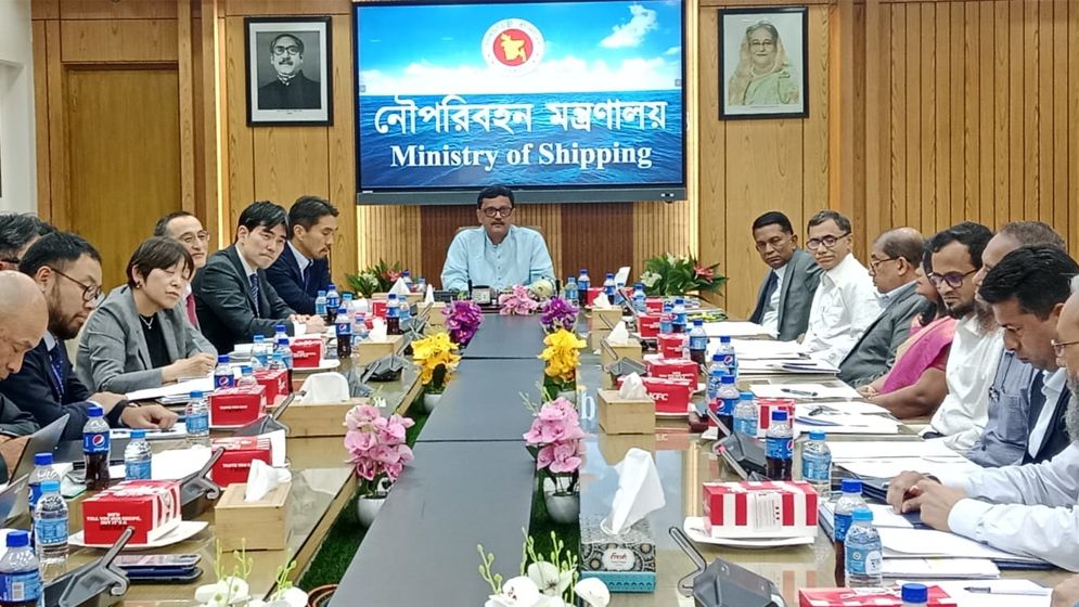 নৌপরিবহন প্রতিমন্ত্রীর সঙ্গে জাইকার প্রতিনিধিদলের সাক্ষাৎ