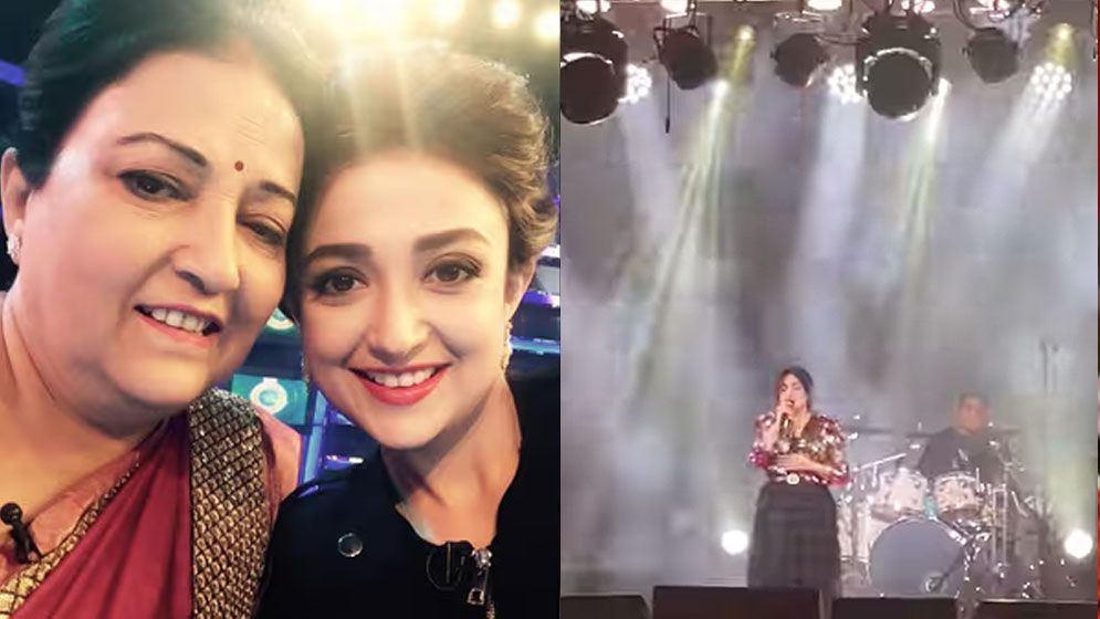 মাকে লাইফ সাপোর্টে রেখে ঢাকায় গান গাইলেন মোনালি ঠাকুর